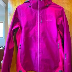 Patagonia Womens Gortex Ski Shell, Pink, Size Medium